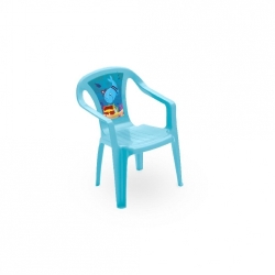 Zahradní plastová židlička BAMBINI "FANTASY" modrá, červená, limet