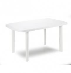 Zahradní plastový stůl FARO bílý