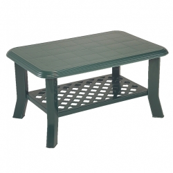 Zahradní plastový stolek NISO zelený